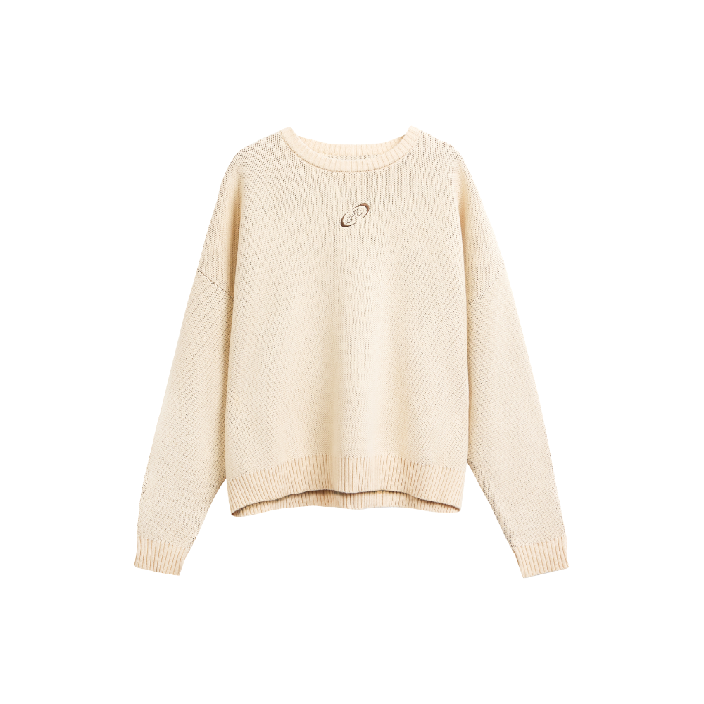 Oversized Khaki Knit Sweater