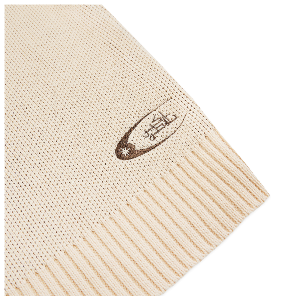 Oversized Khaki Knit Sweater